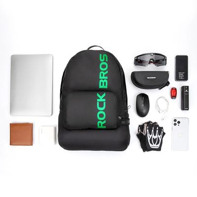 4. Rockbros H10-BK Sport-Faltrucksack 18 l – Schwarz