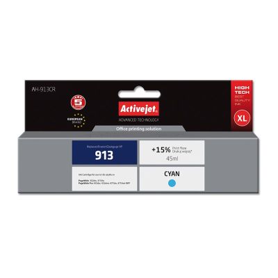 Activejet AH-913CR Tinte (ersetzt HP 913 F6T77AE; Premium; 45 ml; blau)