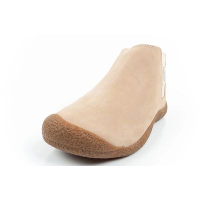 2. Keen Damenschuhe Mosey Chelsea Stiefeletten aus Leder, hellbeige