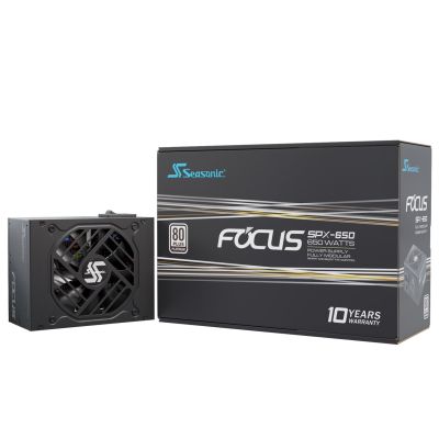 8. Seasonic FOCUS-SPX-650 Netzteilmodul 650W 20+4 Pin ATX CFX Schwarz