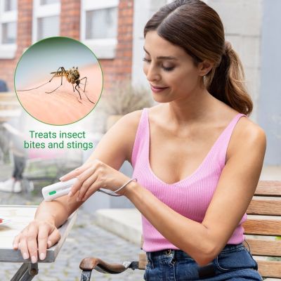 2. Gerät zur Behandlung von Insektenstichen Medisana IB 100, 2 Programme | kompakt | 97 x 37,5 x 20 mm