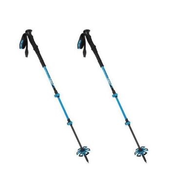 3. VIKING Vario Tour Skitouren-Skistöcke 65-135 cm, blau