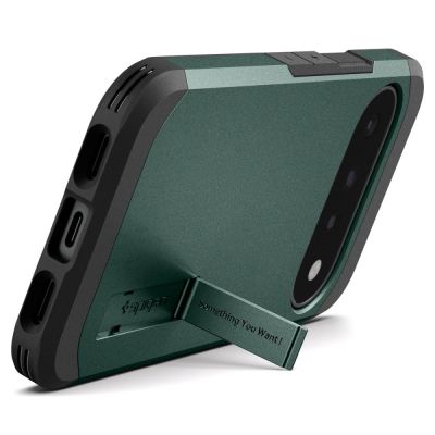 6. Spigen Tough Armor Mag MagSafe Hülle für Google Pixel 11 – Dunkelgrün
