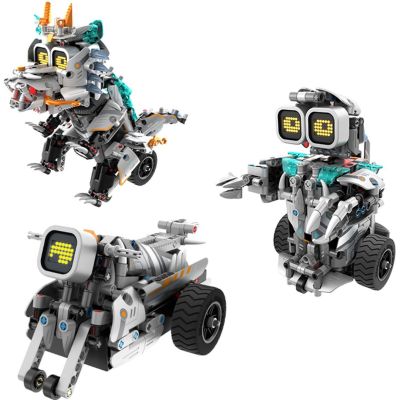9. 3-in-1 programmierbarer Roboter-Bausatz, 408 Teile