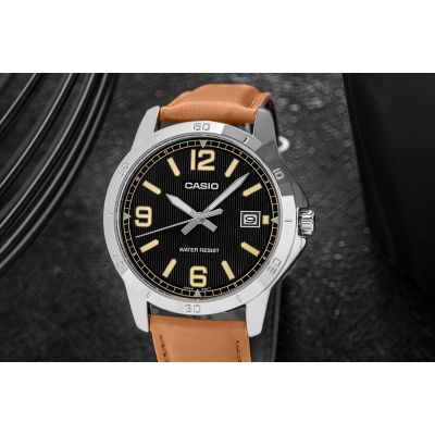 4. Herrenarmbanduhr CASIO MTP-V004L-1B2UDF + BOX