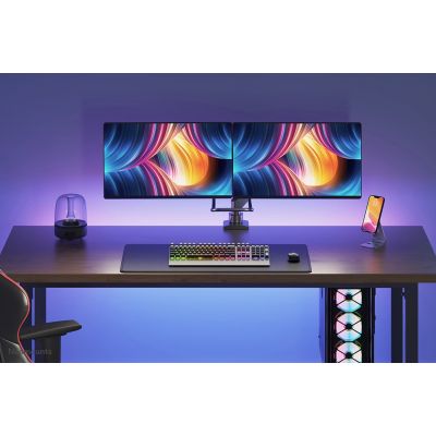 16. Neomounts NM-D775DXBLACK Monitorhalterung/Ständer 81,3 cm (32") Schreibtisch Schwarz