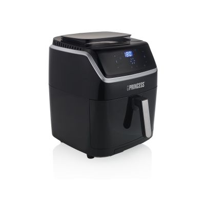 25. Princess 182080 Einzel-Heißluftfritteuse 6,5 l, freistehend, 1700 W, Schwarz