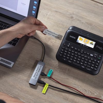 5. Brother PT-D610BTVP Etikettendrucker, Thermotransfer, 180 x 360 dpi, 30 mm/s, kabelgebunden und kabellos, TZe Bluetooth