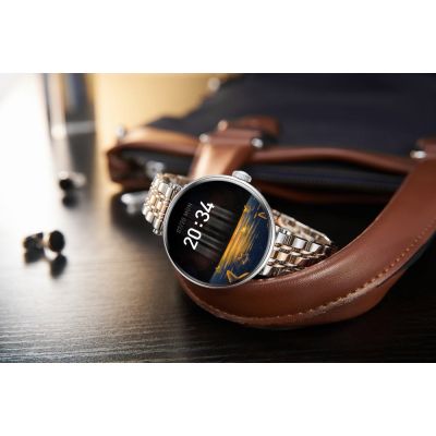 4. Smartwatch Gravity Silber Roségold Schwarz 2 Armbänder GT26-5