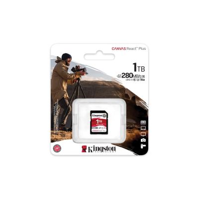 3. KINGSTON microSDXC Canvas 1 TB React Plus UHS-II 280R/150W U3 V60 für Full HD/4K
