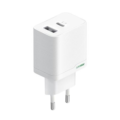 Oppo OSAB4CB4AE 45W USB-A + USB-C Wandladegerät – Weiß