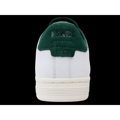 4. K-Swiss LOZAN KLUB LTH WEISS/POSY GREEN/SCHNEEWEISS-M Sneaker (07263-130-M)