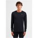5. Odlo BL TOP Crewneck l/s MERINO 200 Herren T-Shirt Größe M Schwarz