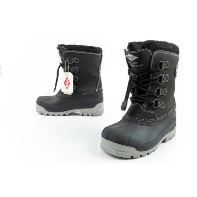 8. Lee Cooper Winterstiefel Kinder isolierte Schneestiefel für Jungen Schwarz
