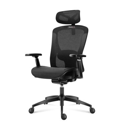 2. Huzaro Combat 7.3 Gaming-Stuhl aus schwarzem Netzgewebe