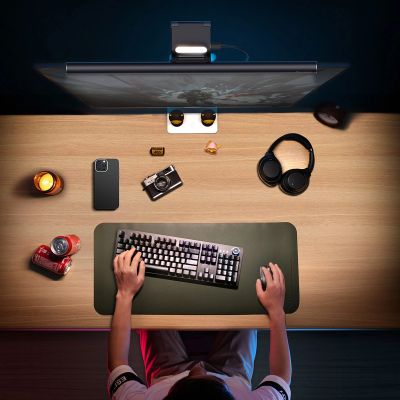 12. Baseus i-wok2 LED-Lampe für Desktop-Bildschirmbeleuchtung schwarz (DGIW000101)