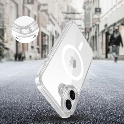 4. Tech-Protect Flexair Hybrid CC Magsafe Hülle für iPhone 16 – transparent