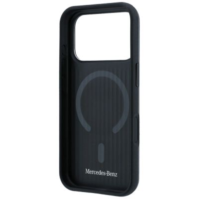 7. Mercedes Lederhülle mit Ringständer und MagSafe-Funktion für iPhone 18 Pro Max / 17 Pro Max – Dunkelgrau