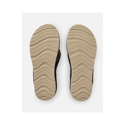 3. RIP CURL Pacific Rinse Bloom Open Toe Herren-Flip-Flops Schwarz