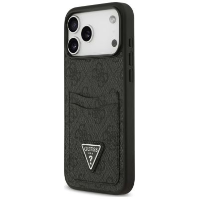 2. Guess 4G nauble Card Triange Etui für iPhone 18 Pro Max / 17 Pro Max – schwarz