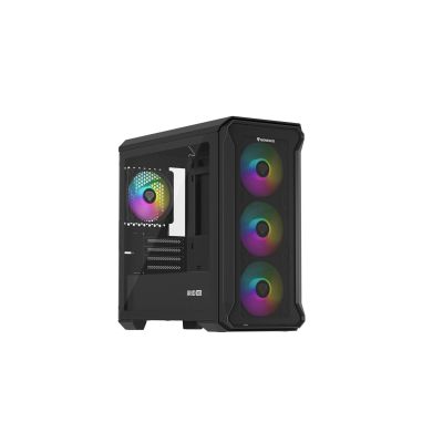 NATEC Genesis Irid 503 ARGB NPC-1559 Gehäuse (Micro-ATX, Mini-ITX; Schwarz)
