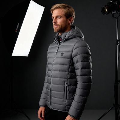 7. Geographical Norway Herrenjacke AMIGOTAL HOOD DB DGREY MEN 233 DARK GRAY (WZ5179H/GN-GRIS FONCÉ)