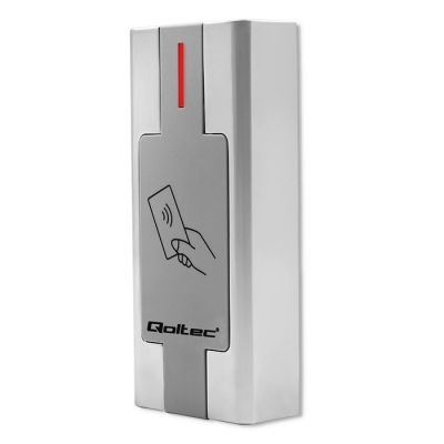QOLTEC RFID-Näherungskarten- und Schlüsselanhängerleser | Metallgehäuse