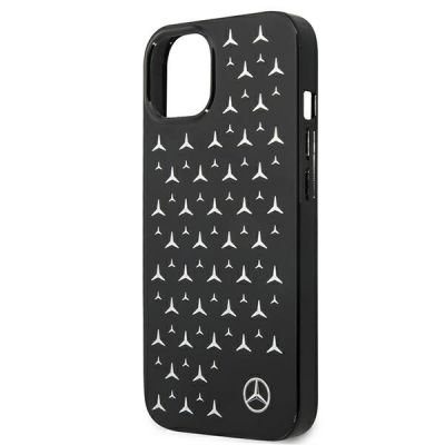 6. Mercedes Silver Stars Pattern Case für iPhone 13 mini - Schwarz