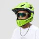 2. Rockbros TT-32004 Shark Kinderfahrradhelm mit abnehmbarem Kinnschutz, Größe M (54-58) – Grün
