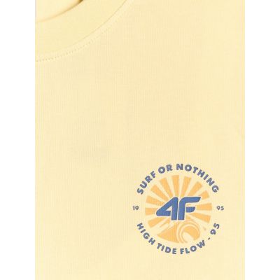 4. Herren-T-Shirt mit Aufdruck, regulär, Größe 4F 4FRSS26TTSHM4293-73S