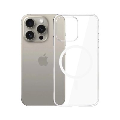 8. 3mk Clear MagCase Hülle für Apple iPhone 15 Pro Max – transparent