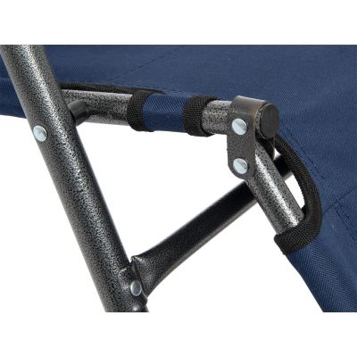 16. Höhenverstellbarer Stuhl mit Kopfstütze, Marineblau