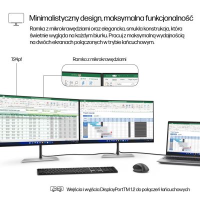 5. HP Monitor Pro Serie 7 FHD – 724pf, 23,8"
