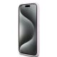 5. DKNY Flüssigsilikon-Hülle mit kleinem Metalllogo und MagSafe-Funktion für iPhone 15 / 14 / 13 – Pink