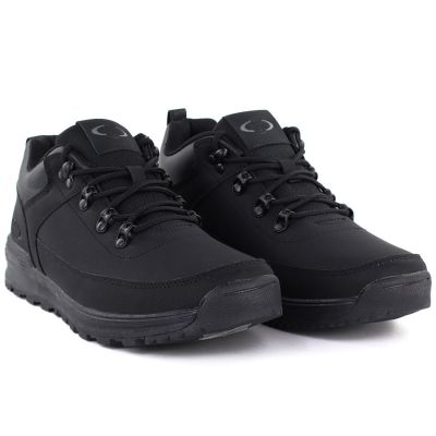 36. Schwarze Damen-Arbeitsstiefel mit Socken Sabatina