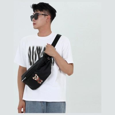 6. Nimmy Crossbody Glasses Cool Dog Umhängetasche - Grün