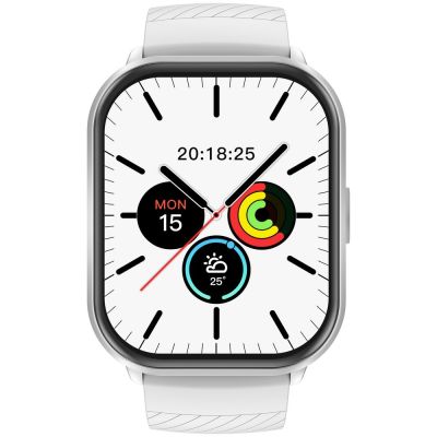 7. Smartwatch Gravity Silbernes Armband + Armband GT43-2