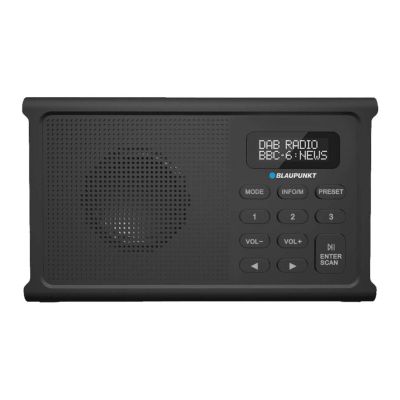 BLAUPUNKT DAB DR3BK tragbares Radio, schwarz