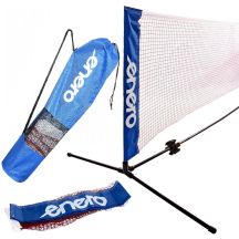 Netz mit ENERO-Pfosten 310 x 73 cm 2-in-1 für Tennis und Fußvolley