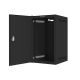 9. LANBERG Wandregalschrank 10" 9U 280x310 Schwarz, Metalltüren (Bausatz) WF10-2309-00B