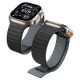 Spigen Athlex Air M Armband für Apple Watch 44 / 45 / 46 / 49 mm – Schwarz und Grau