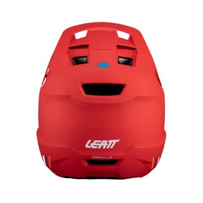 4. LEATT MTB Gravity 1.0 V24 Integralhelm, Größe L, Rot
