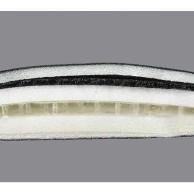 7. Rockbros LF047-B Fahrradsattelbezug, Silikongel, Größe L, Schwarz