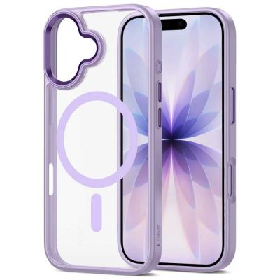 3. Tech-Protect MagMat MagSafe Hülle für iPhone 17 – Transparentes Lila