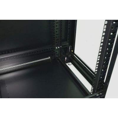 6. Extralink - 19" 32U 600x800 Schwarzer Flat-Pack-Schrank