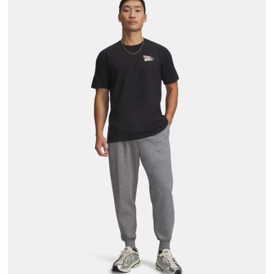 7. Herren-Trainingshose Under Armour Rival Fleece Joggers, grau, 1379774 025 M