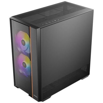 18. Antec FLUX REAR Midi-Tower, Schwarz