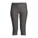 4. CASALL Damen Capri-Leggings mit Schlitz und normalem Bund, Trainingsleggings, Grau
