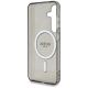 7. Guess Glitter Circle Classic Logo MagSafe Hülle für Samsung Galaxy S25 schwarz