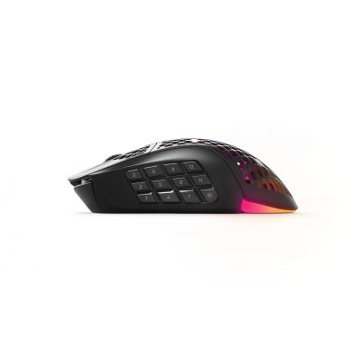 5. Steelseries Aerox 9 Gaming-Maus, beidhändig, RF Wireless + Bluetooth, optisch, 18000 DPI
